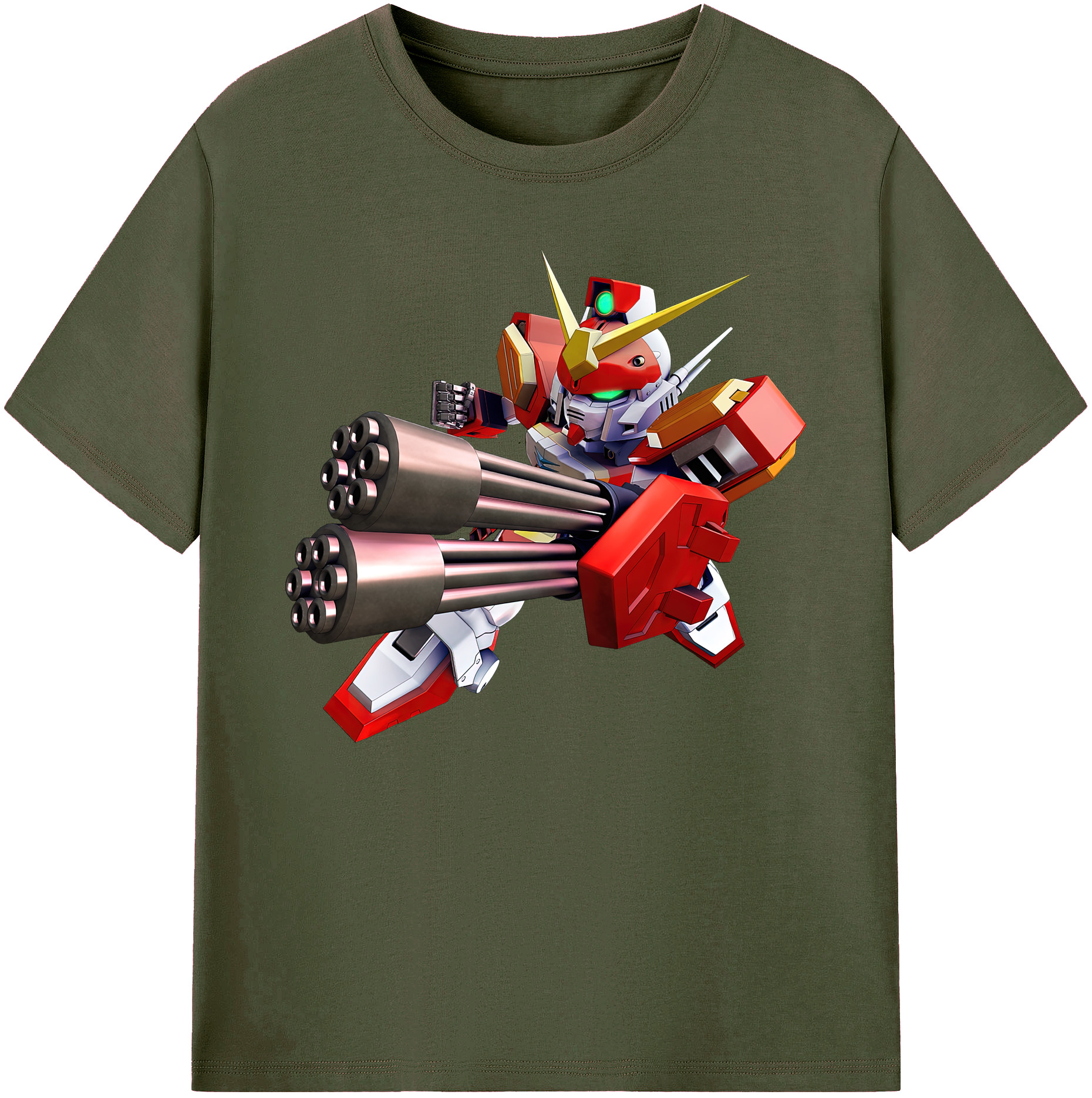 （画像用） 機動戦士ガンダム Mobile Suit Gundam 綿100％ メンズ半袖Tシャツ｜肌触りやわらか＆通気性